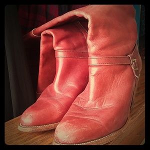 🔖  Vintage Frye Red Brown Boots